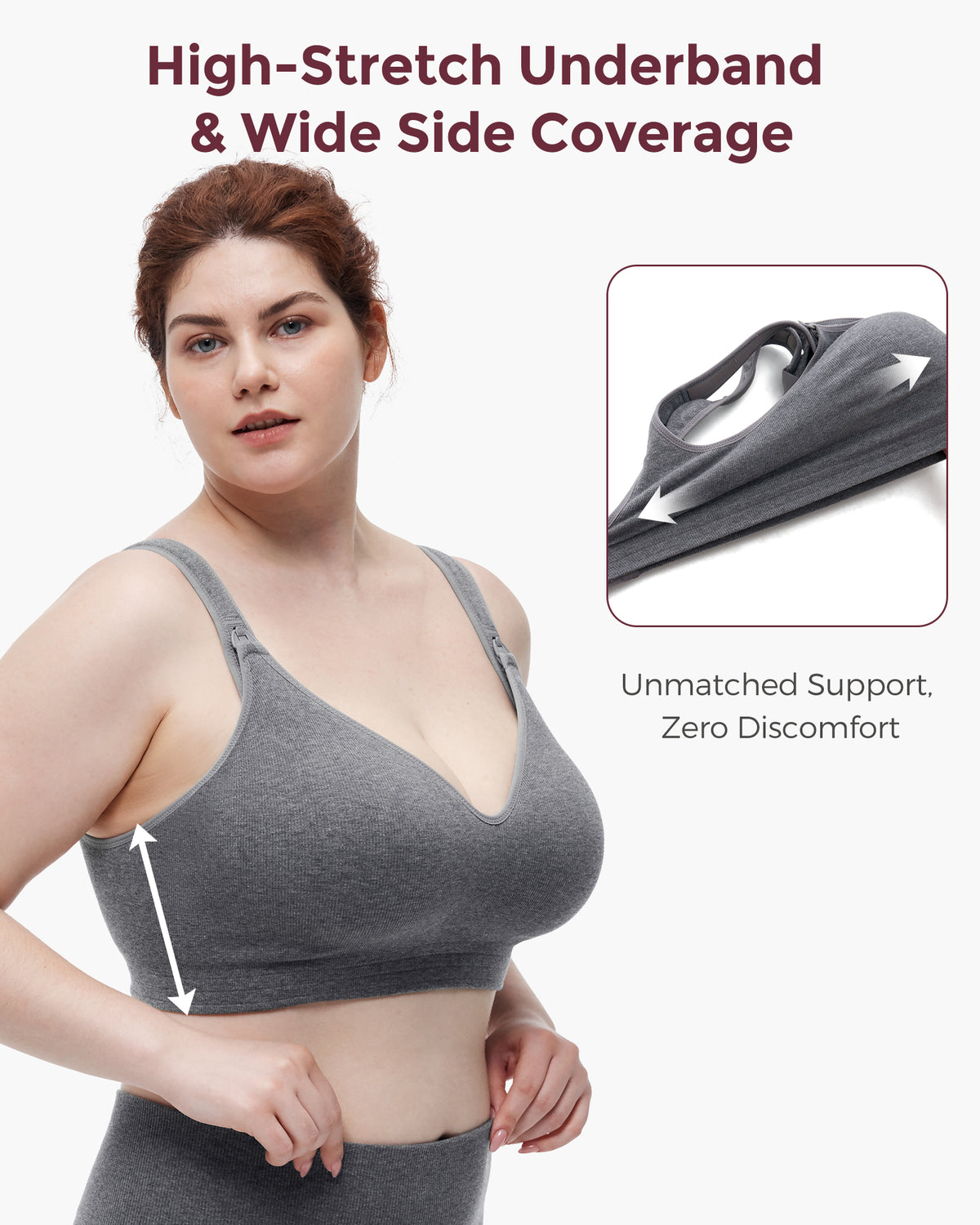 Busty Cotton Nursing Bras