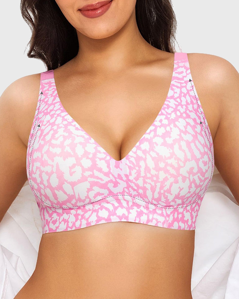 Seamless Deep V Push-Up Wireless Bra 3.0